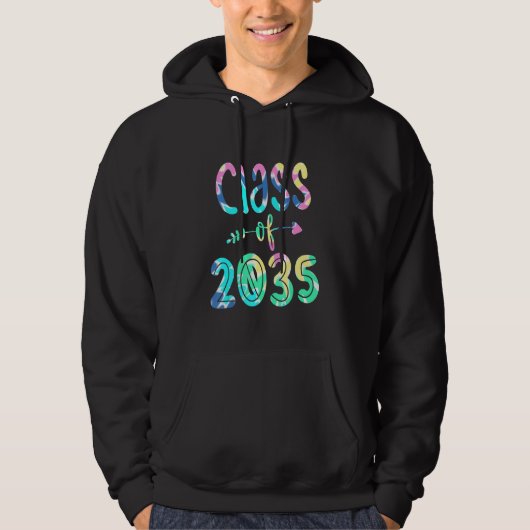 Klasse 2035 vor dem Abschluss des Kindergartens Hoodie (Vorderseite)