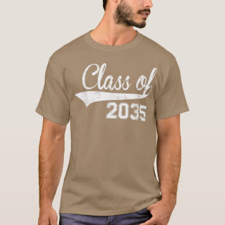 Klasse 2035 Wächst mit mir PreK Vorschule Absolven T-Shirt