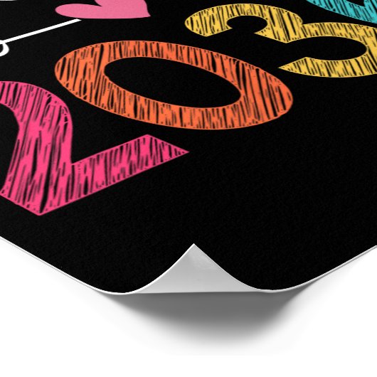 Klasse 2036 Abschluss im Vorschulalter vor dem Abs Poster (Ecke)