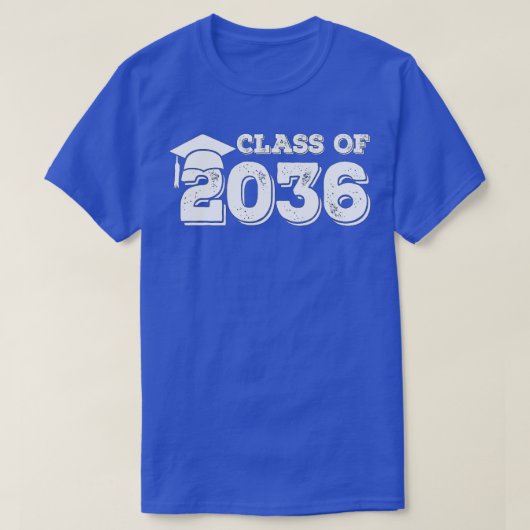 Klasse 2036 Hoher Abschluss 2036 T-Shirt (Design vorne)