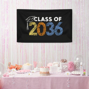 Klasse 2036 Wachse mit mir Erster Schultag  Banner