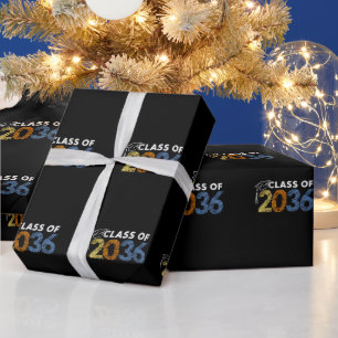 Klasse 2036 Wachse mit mir Erster Schultag  Geschenkpapier