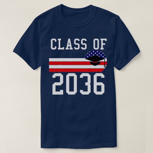 Klasse 2036 zurück zur Schulklasse 2036 1 T-Shirt (Design vorne)