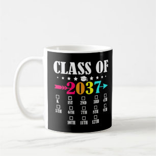 Klasse 2037 Kindergarten 12. Klasse Abschluss Kaffeetasse