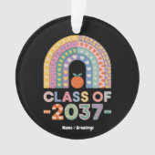 Klasse 2037 Kindergarten bis Abschluss Geschenke Ornament (Vorderseite)