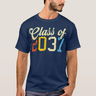 Klasse 2037 Retro PreK Kindergarten Vorschule St. T-Shirt