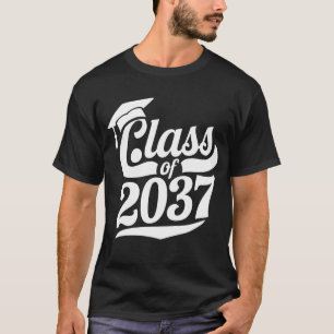 Klasse 2037 Wachse Mit Mir Stolzer Absolvent T-Shirt