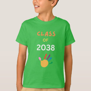 Klasse 2038 mit Fingerfarbe T-Shirt