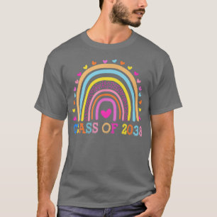 Klasse 2038 Rainbow Preschool Kindergarten Gradu T-Shirt