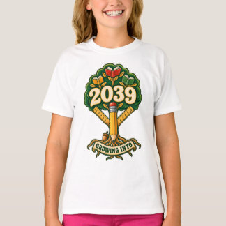 Klasse 2039 Bleistift-Lernbaum T-Shirt