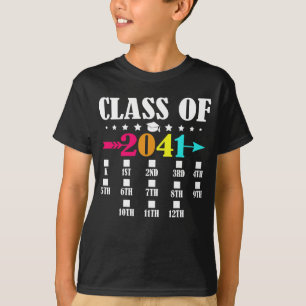 Klasse 2041 Kindergarten Abschluss 12. Klasse T-Shirt