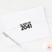 Klasse 2041 runder aufkleber (Umschlag)