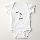 Klasse 2042 mit Graduation Cap Baby Bodysuit Baby Strampler (Vorderseite)