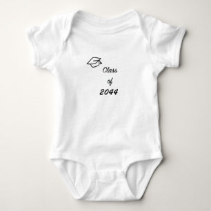 Klasse 2044 mit Graduation Cap Baby Bodysuit Strampler