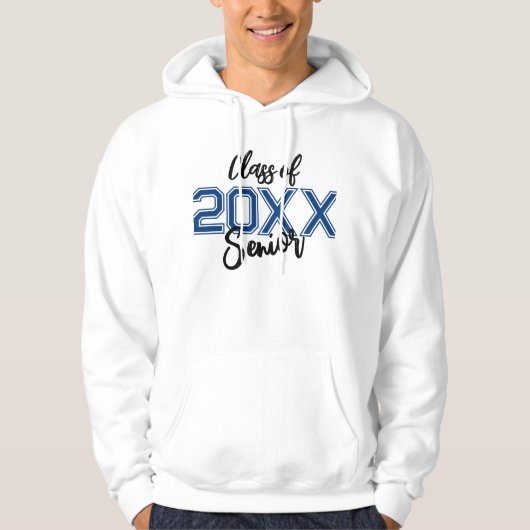 Klasse 20XX Benutzerdefiniert Hoodie (Vorderseite)