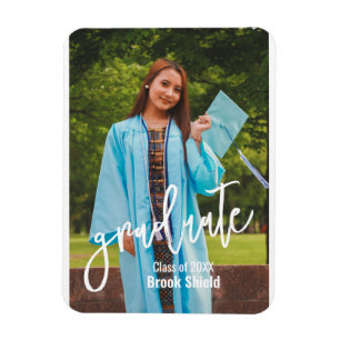 Klasse 20xx FOTO PERSONALISIERTER ABSCHLUSS Magnet