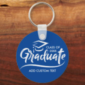 Klasse 20XX Ihr Schulfarben Abschluss Schlüsselanhänger (Vorderseite)