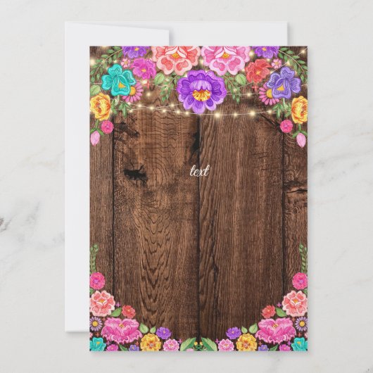 Klasse 20XX, Mexikanische Florentiner Graduationsp Einladung (Rückseite)