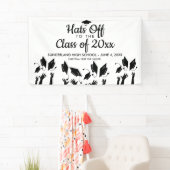 Klasse 20XX Schulname Graduation Party-Zeichen Banner (Insitu)