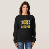 Klasse 23 Senior 2023 Sonnenblumen-Abschluss Sweatshirt (Vorne ganz)