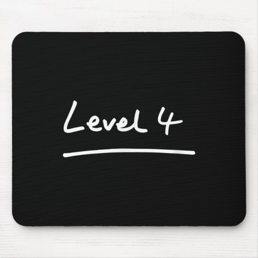 Klasse 4, Stufe 4, Schüler und Lehrer Cool Rücksei Mousepad (Vorne)