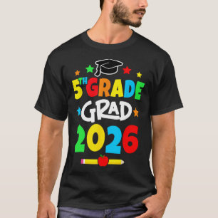 Klasse 5 2026 Absolvent der fünften Klasse Grundsc T-Shirt