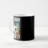 Klasse 5 Hat es gepackt Fußball Ll Abschlusskappe  Kaffeetasse (Vorderseite Links)
