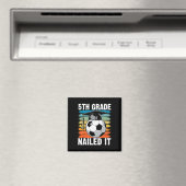 Klasse 5 Hat es gepackt Fußball Ll Abschlusskappe Magnet (In Situ (Geschirrspüler))