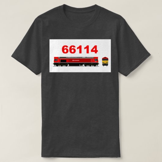 KLASSE 66 114 LOKOMOTIVE 1 T-Shirt (Design vorne)