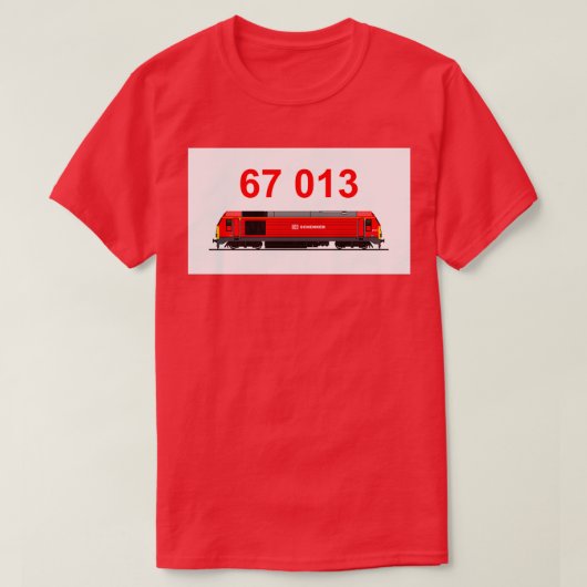 Klasse 67 LOCOMOTIVE T-Shirt (Design vorne)