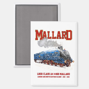 Klasse A4 Mallard - Weltweit schnellste Dampflokom Magnet