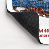 Klasse A4 Mallard - Weltweit schnellste Dampflokom Mousepad (Ecke)