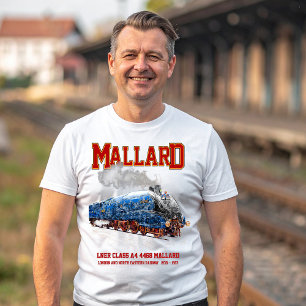 Klasse A4 Mallard - Weltweit schnellste Dampflokom T-Shirt