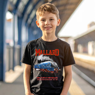 Klasse A4 Mallard - Weltweit schnellste Dampflokom T-Shirt