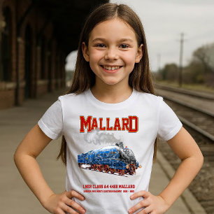 Klasse A4 Mallard - Weltweit schnellste Dampflokom T-Shirt