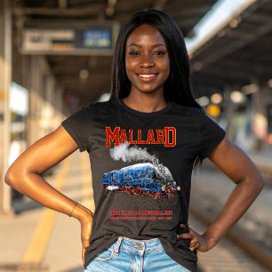 Klasse A4 Mallard - Weltweit schnellste Dampflokom T-Shirt