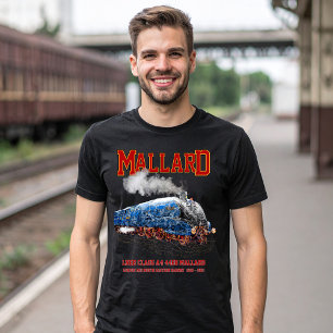 Klasse A4 Mallard - Weltweit schnellste Dampflokom T-Shirt