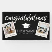 Klasse Abschluss 2 Graduate Foto Collage Banner (Horizontal)