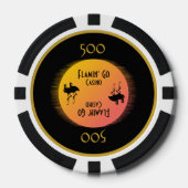 Klasse Aktiv Flamingo Poker Chip Sets (Vorderseite)