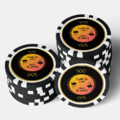 Klasse Aktiv Flamingo Poker Chip Sets (Stapel)