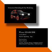 Klasse Auto mit Doppelseitenangabe Visitenkarte