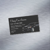 Klasse-Auto-Service oder Uber-Fahrer Magnetische Visitenkarte (Beispiel)