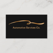 Klasse Automotive Sleek Modern Visitenkarte (Vorderseite)