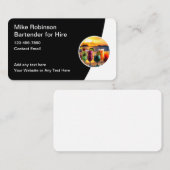 Klasse Barkeeper für die Vermietung von Visitenkar Visitenkarte (Vorne/Hinten)