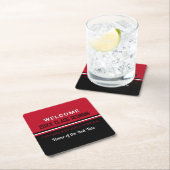 Klasse! Benutzerdefinierte KlassenWiedersehen Rechteckiger Pappuntersetzer (Vor Ort)