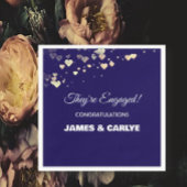 Klasse, benutzerdefinierte Verlobung-Glückwunsch Serviette