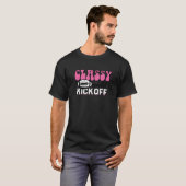 Klasse bis Kickoff American Football Girl Game V T-Shirt (Vorne ganz)