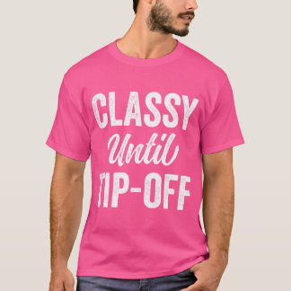 Klasse bis Tipoff Funny Basketball Sport Fans Qu T-Shirt