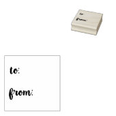 Klasse bis und von gummistempel (Stempel)