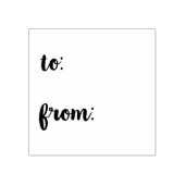 Klasse bis und von gummistempel (Prägung)